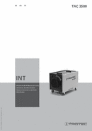 Manuel d'utilisation purificateurs d’air TAC3500 (INT)