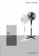 Manuel d'utilisation ventilateur sur pied TVE 16 / TVE 18 S (FR)