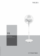 Manuel d'utilisation ventilateur sur pied TVE 25 S (FR)