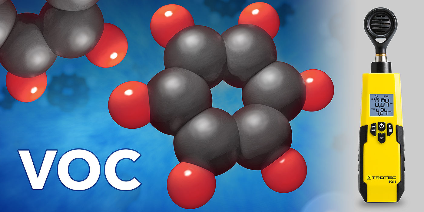 Meting van mengsels van schadelijke stoffen (VOC/TVOC)