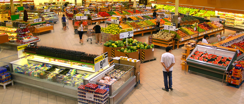 Ontvochtiging in de supermarkt-Trotec