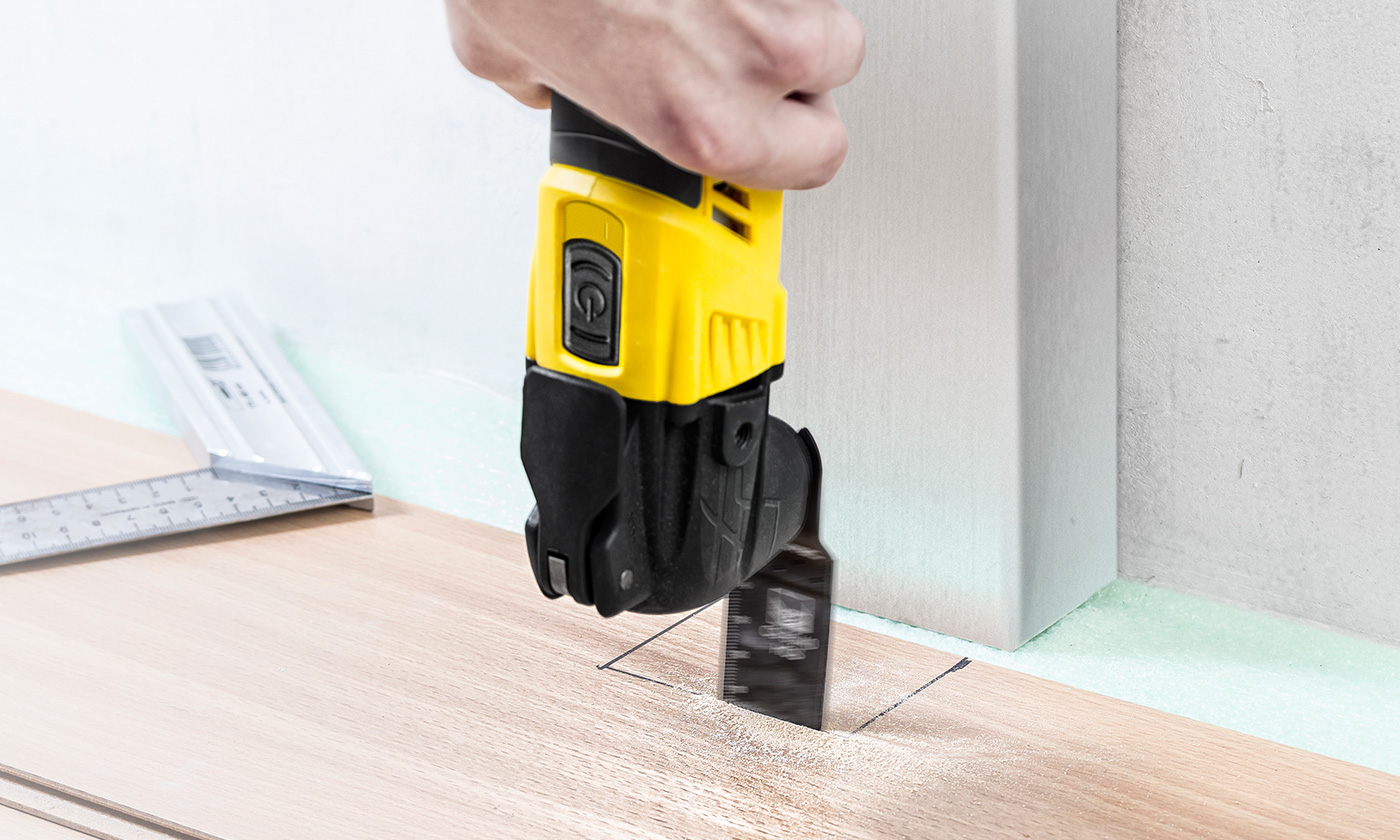 Outils multifonctions : découpe dans du stratifié ou du parquet