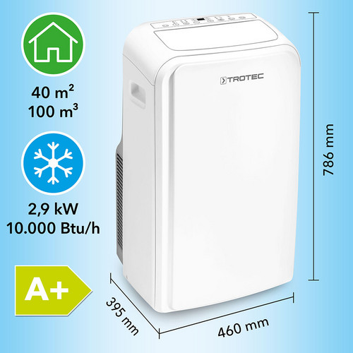 PAC 3000 X A+ – afmetingen