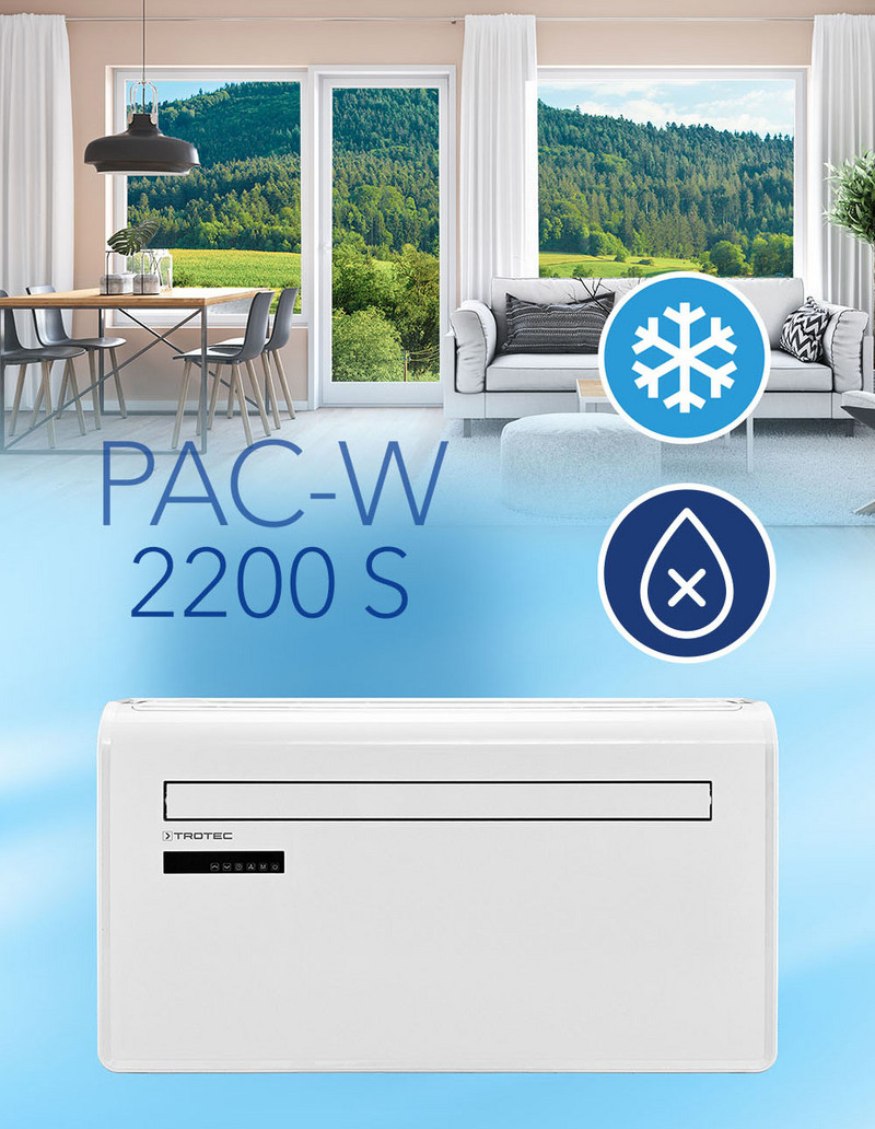 PAC-W 2200 S : le climatiseur confort monobloc