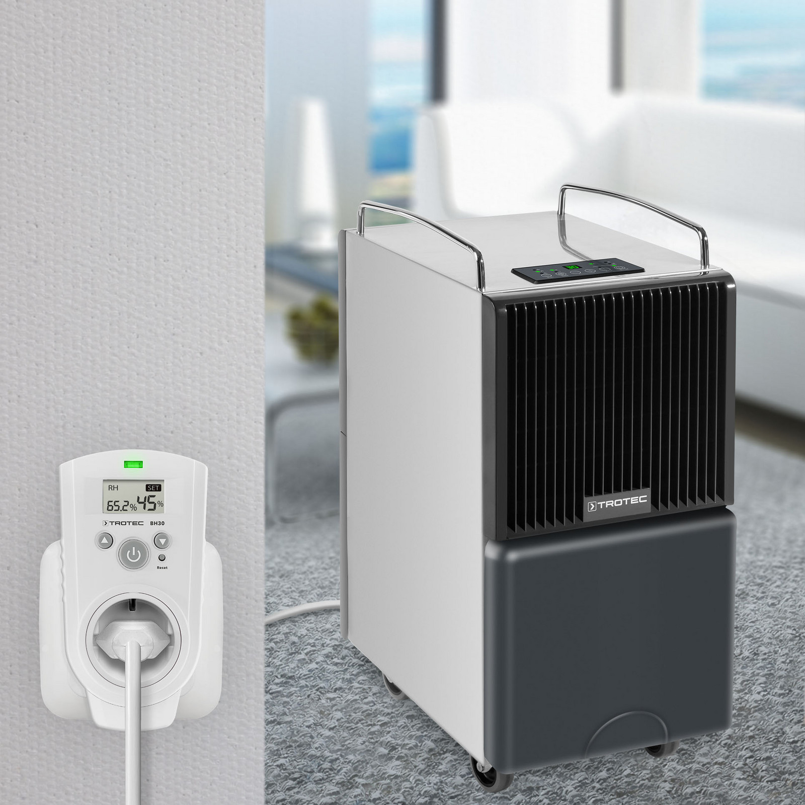 Prise hygrostat BH30 avec déshumidificateur TTK 120 E