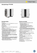 Productkaart Adsorptiedroger TTR 2000 (NL)