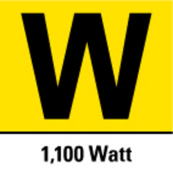 Puissant moteur de 1 100 Watt