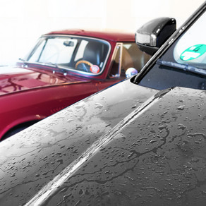 Regennasse Fahrzeuge erhöhen signifikant die Luftfeuchtigkeit in der Garage.