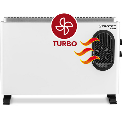 TCH 23 E - twee verwarmingsniveaus, turboventilator en thermostaat