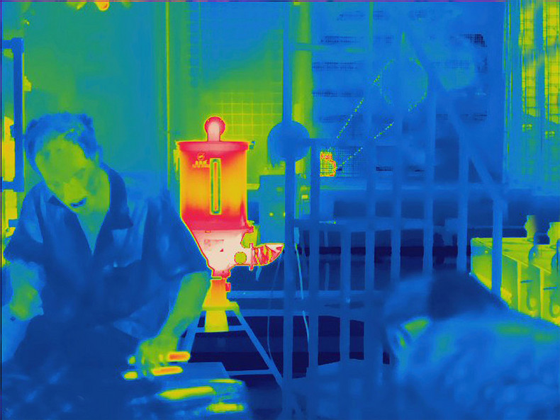 Thermographie avec la caméra thermique IC300 de Trotec