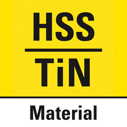 Trotec-kwaliteit: Gehard hogesnelheidsstaal met titanium-coating
