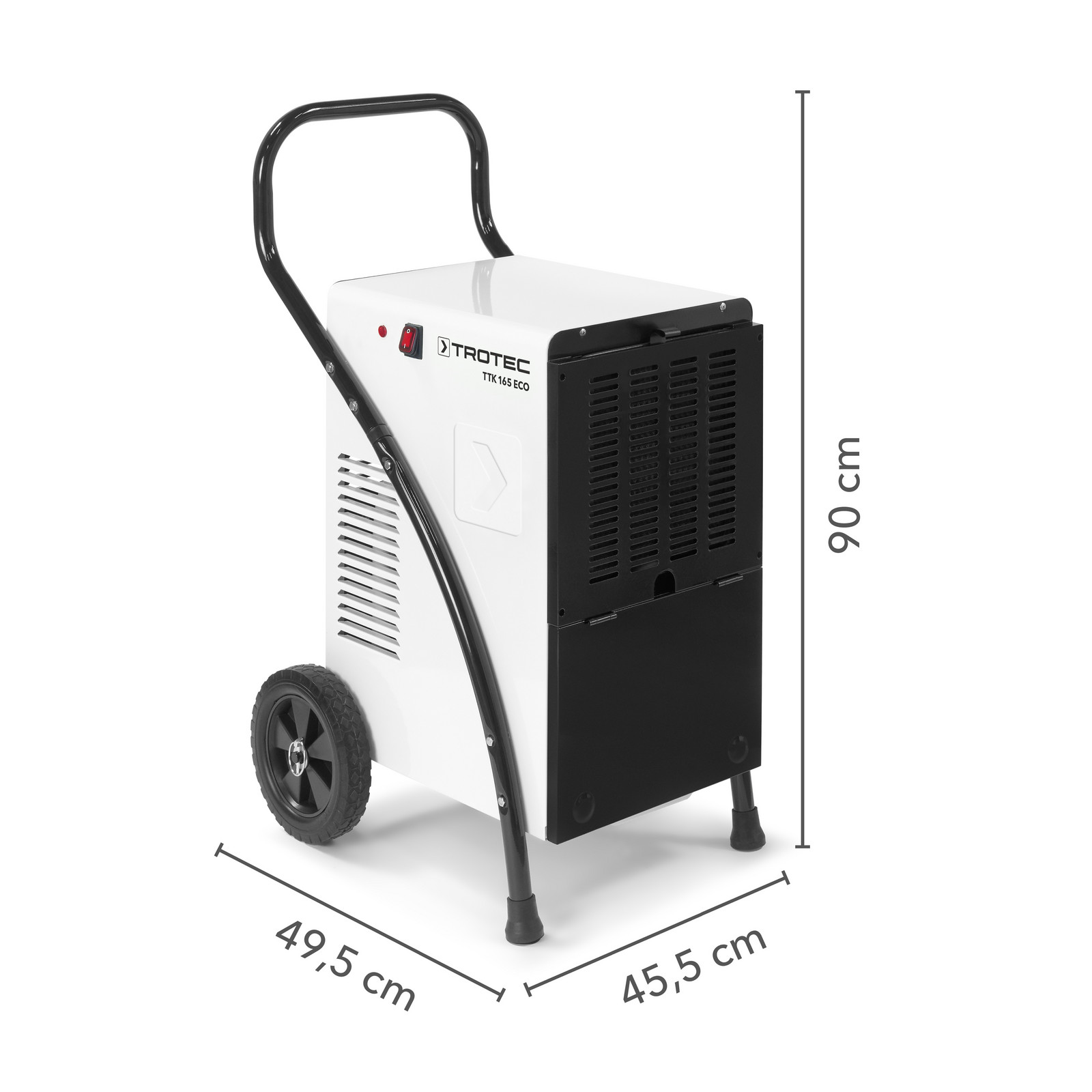 TTK 165 ECO – afmetingen