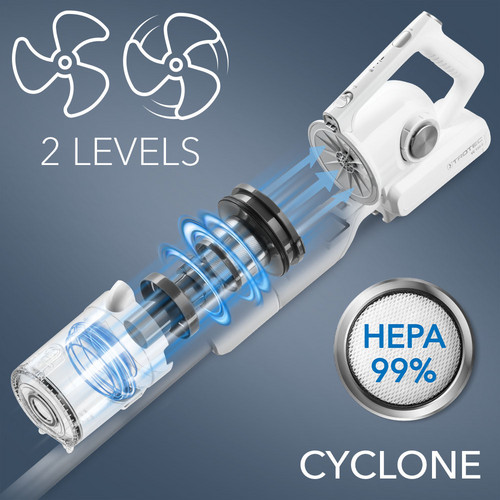 VC 150 E / VC 155 E : la technologie cyclonique